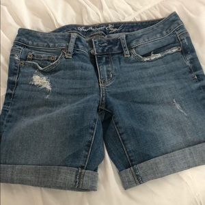 American eagle jean shorts